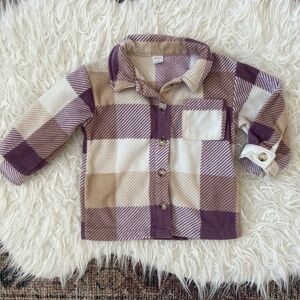 18m Rococo Fleece Oversized Shacket